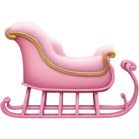 light pink sleigh emoji