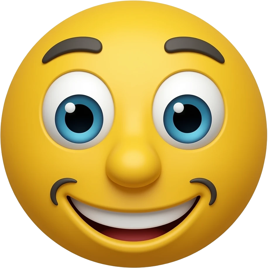 Turn it into classic yellow emoji and make it very pretty emoji