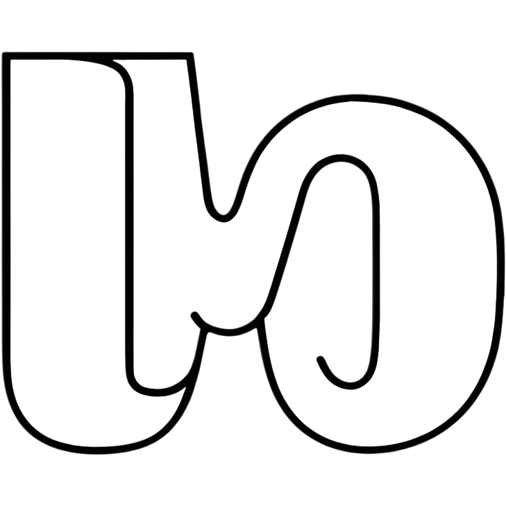 word UYI as a fun cartoon logo with character elements emoji