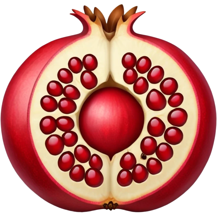Cracked open Pomegranate emoji emoji