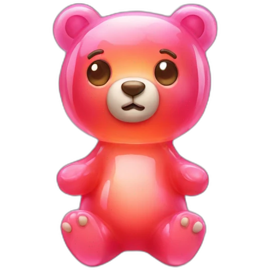 Jelly bear emoji