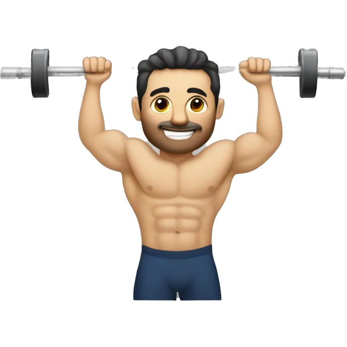 caiesthenic, a man do pull up bar emoji