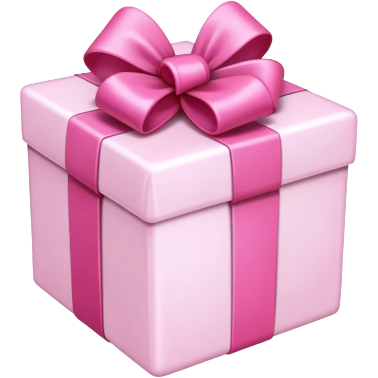 present with pink bow emoji