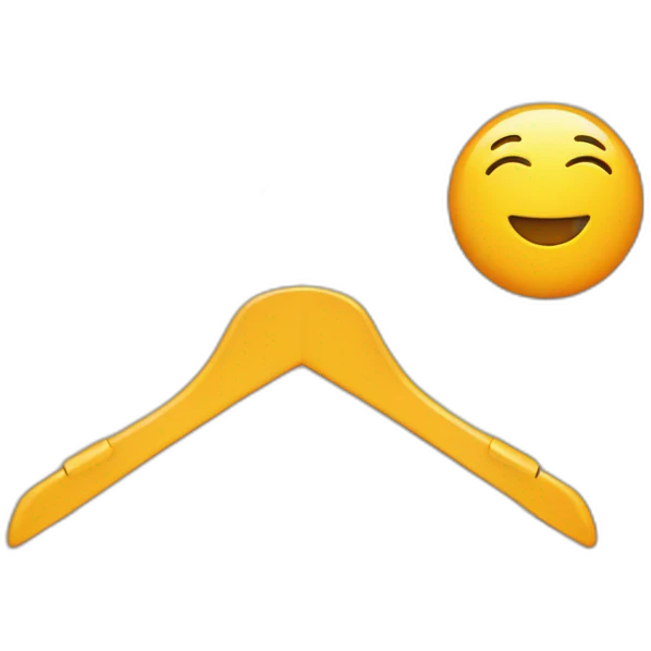 hangers with clothes emoji