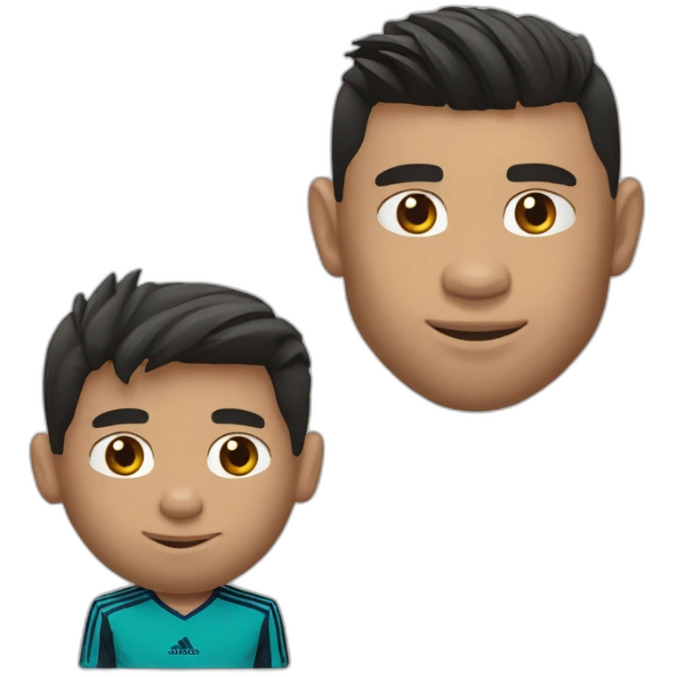 ronaldo et messi emoji