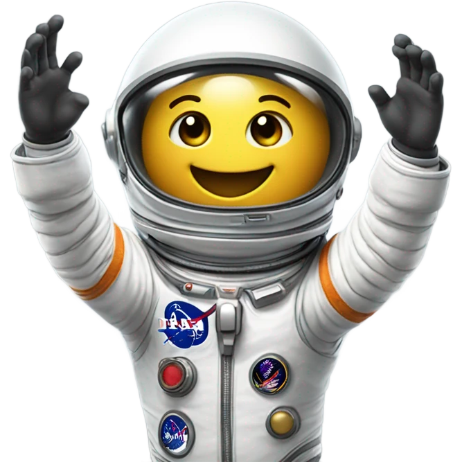 Dancing astronaut emoji