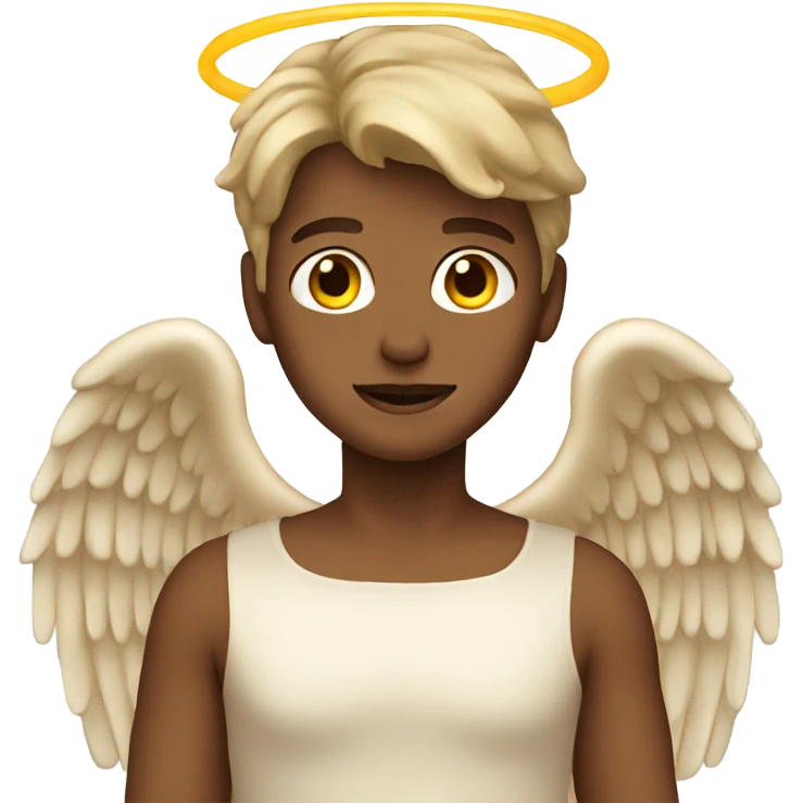 Beige angel  emoji
