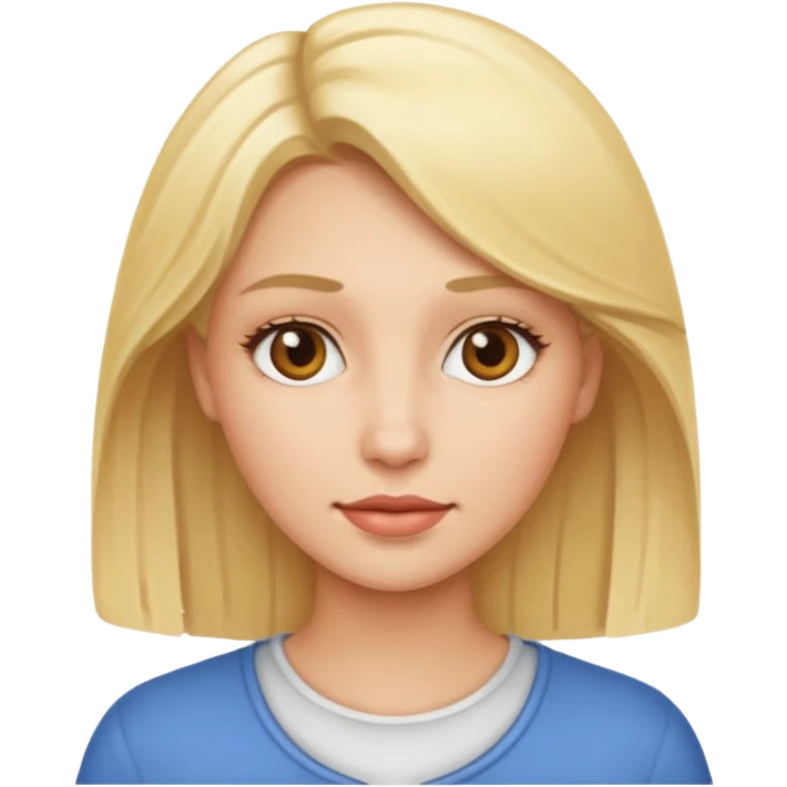 blonde woman emoji