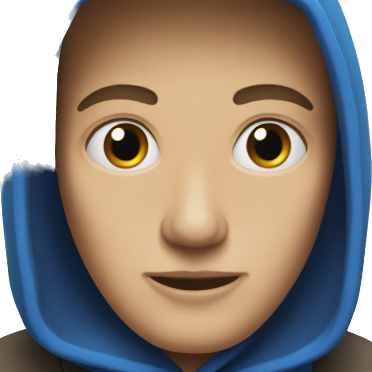 blue hood emoji