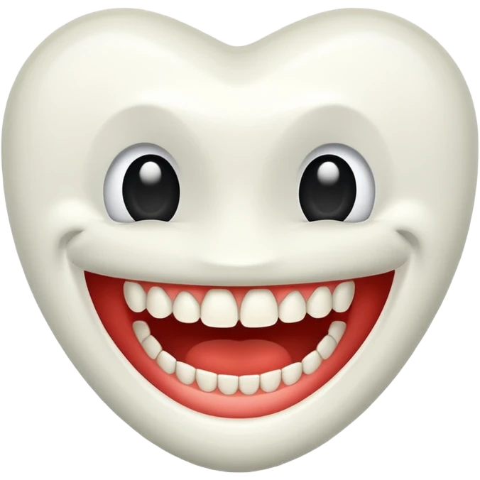 White teeth emoji