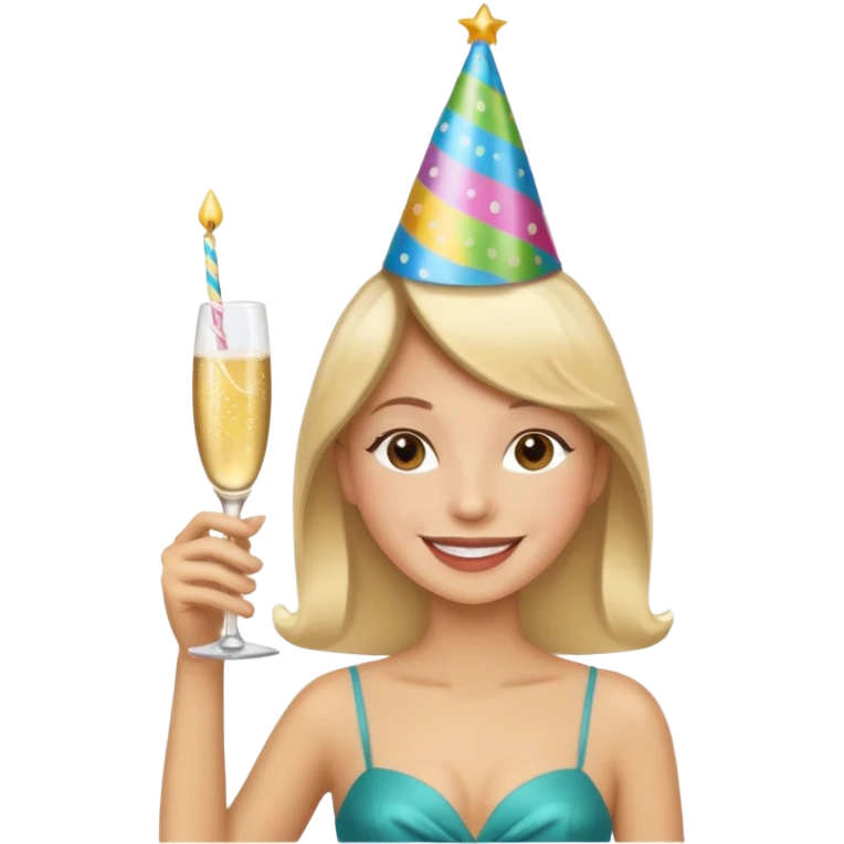 una festa di compleanno emoji