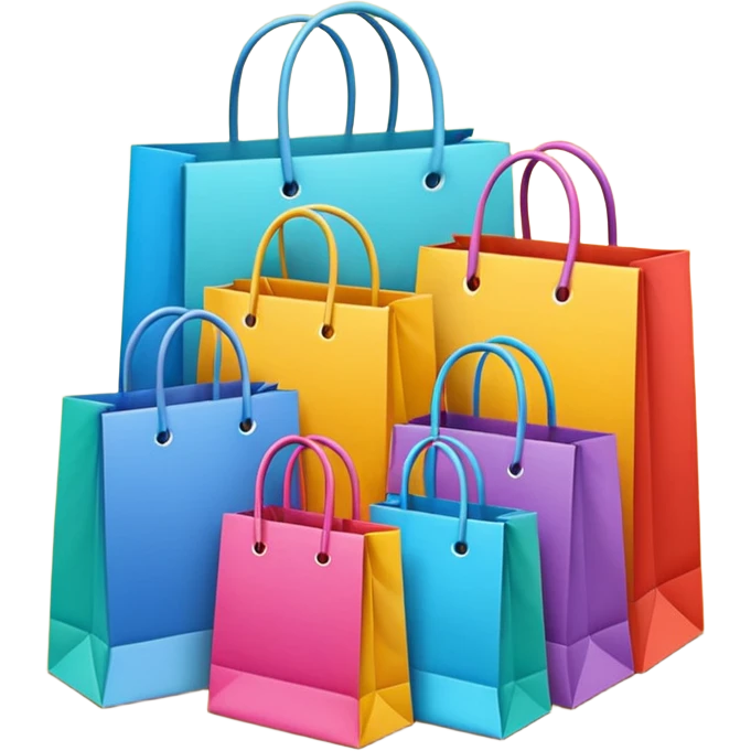 bolsas de compras emoji