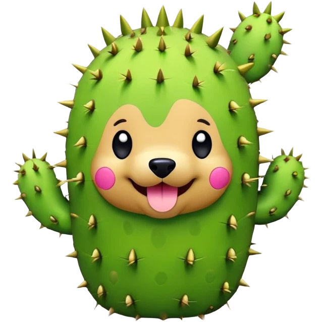 toki doki cactus dog emoji