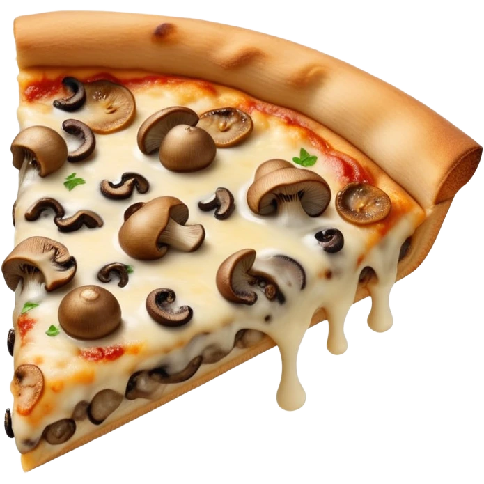 Mushroom pizza slice emoji