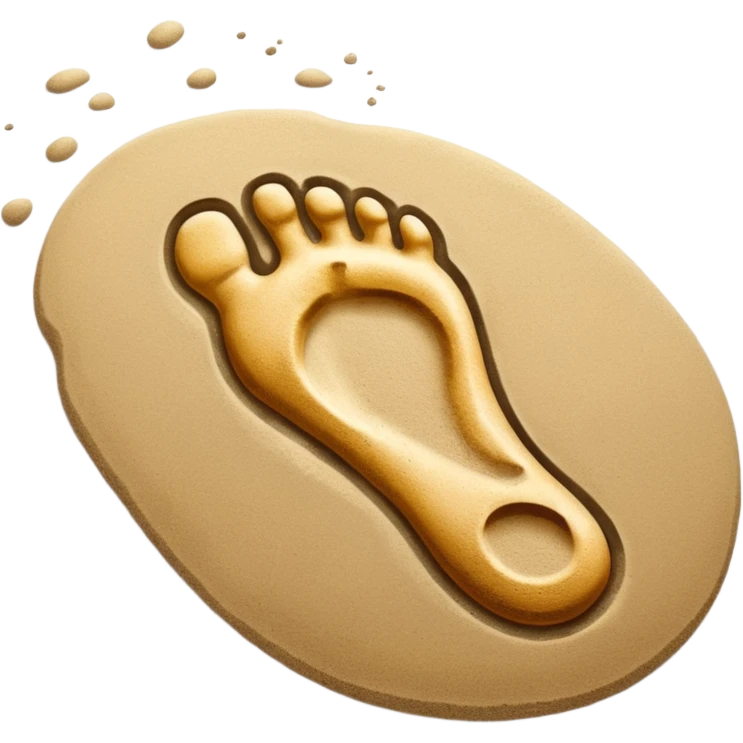 foot print  emoji