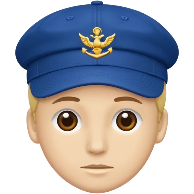 Blue cap with MASA emoji