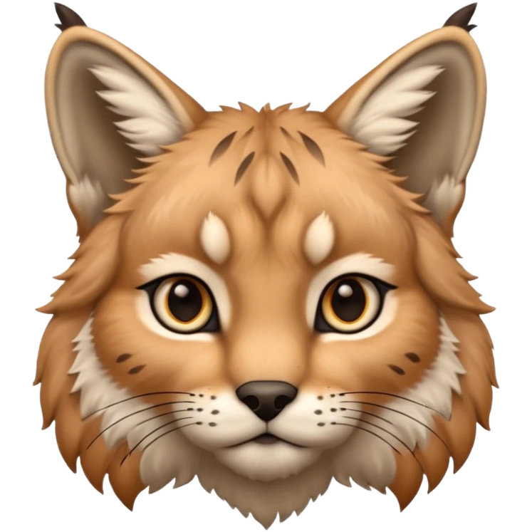 Cute lynx emoji