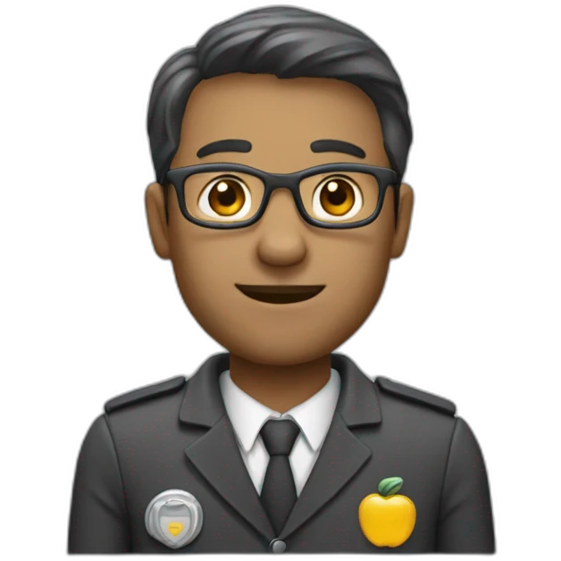 coordinateur client chauve emoji