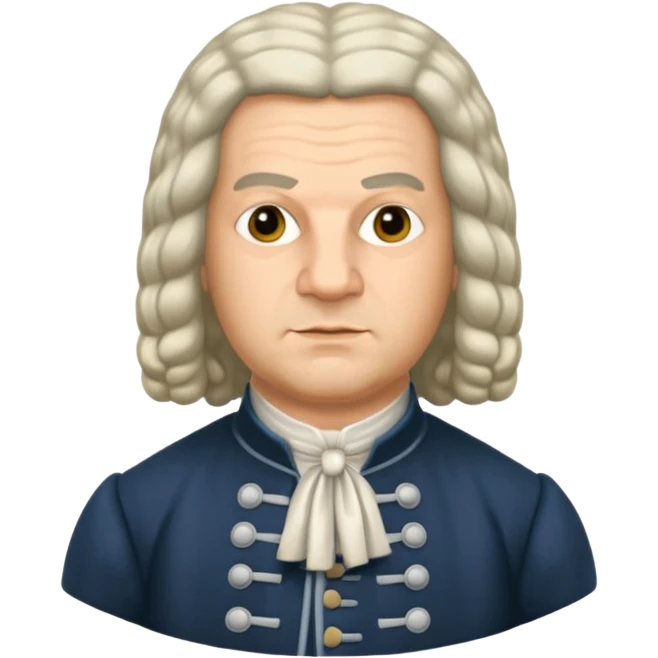 J S Bach composer emoji
