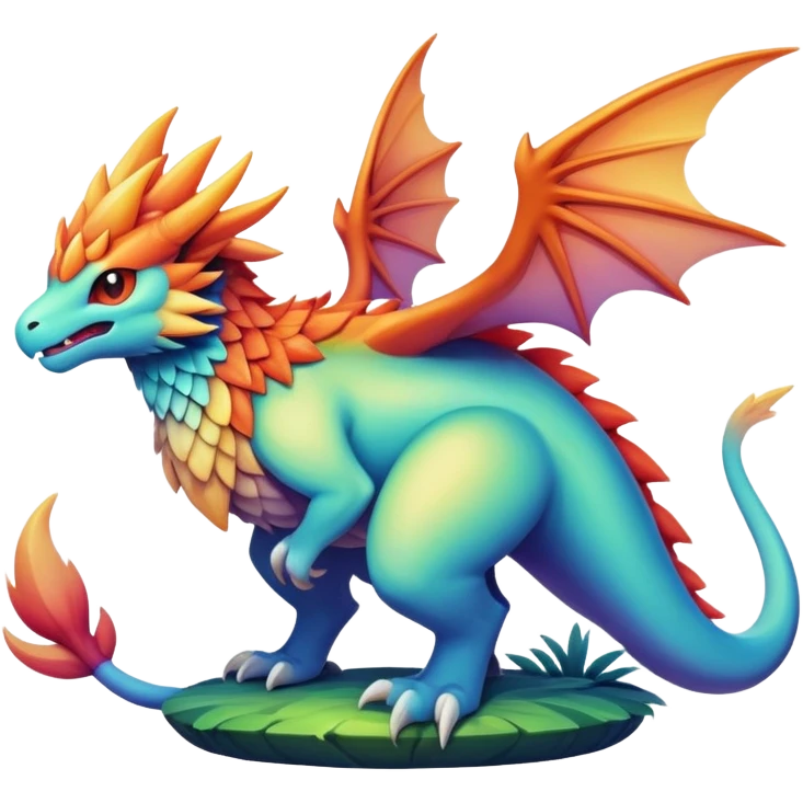  legendary detailed gradients aesthetic-Fakémon-creature-scenery emoji