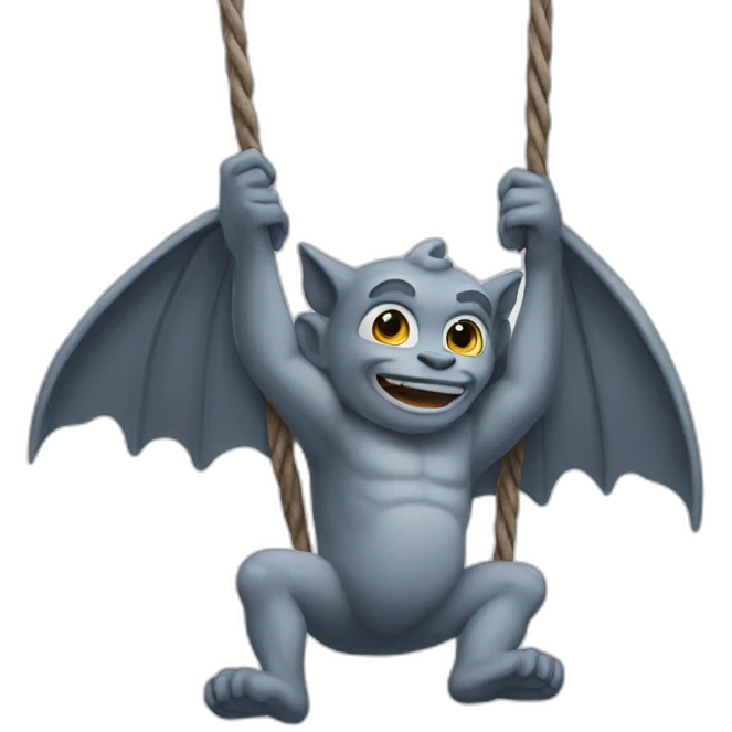 Gargoyle swing emoji