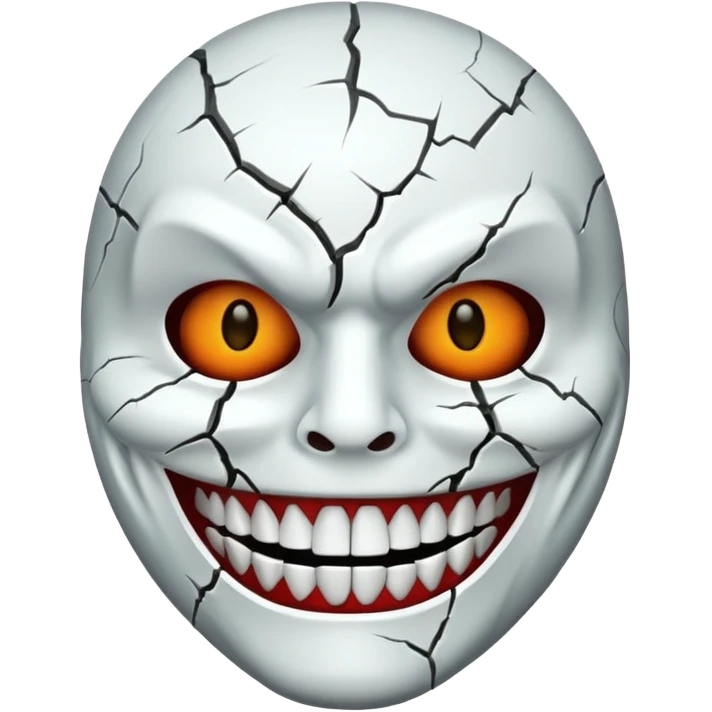 Scary halloween Mask emoji