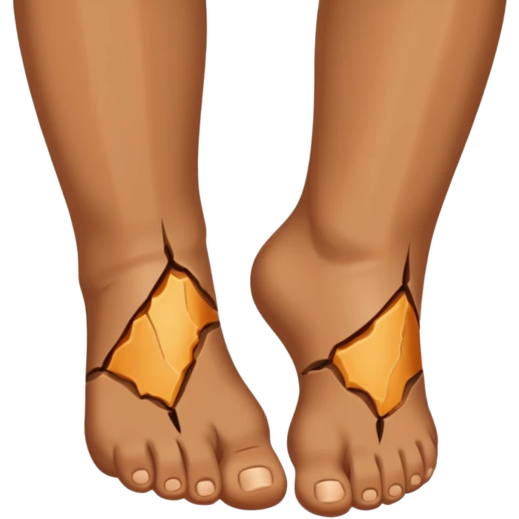 Brooken feet emoji