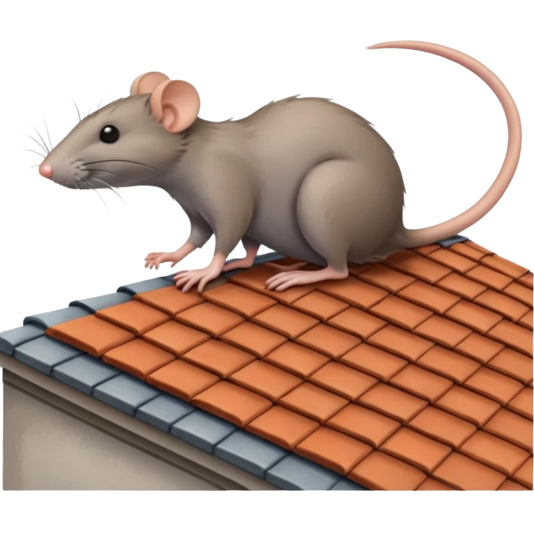 A rat on a roof  emoji