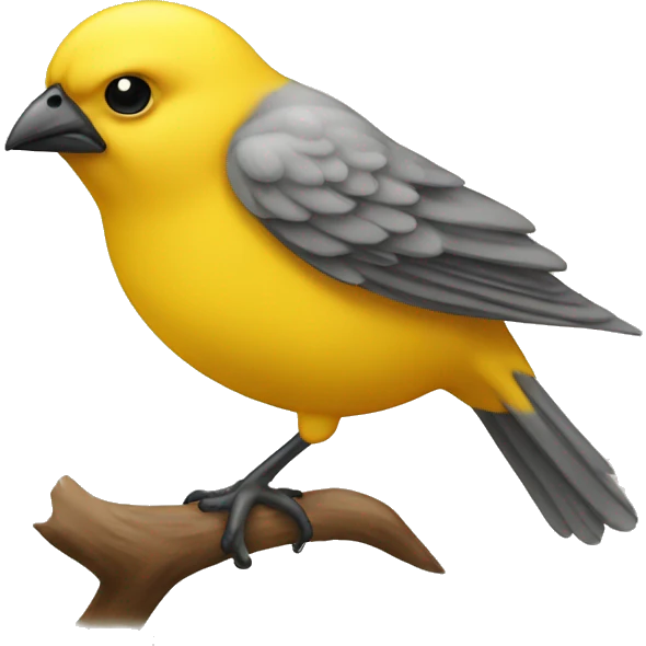 Canary bird emoji
