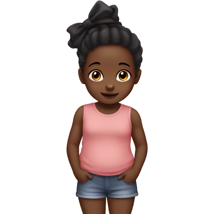 Black Baby girl emoji