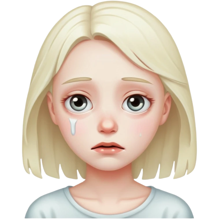 Dying girl emoji