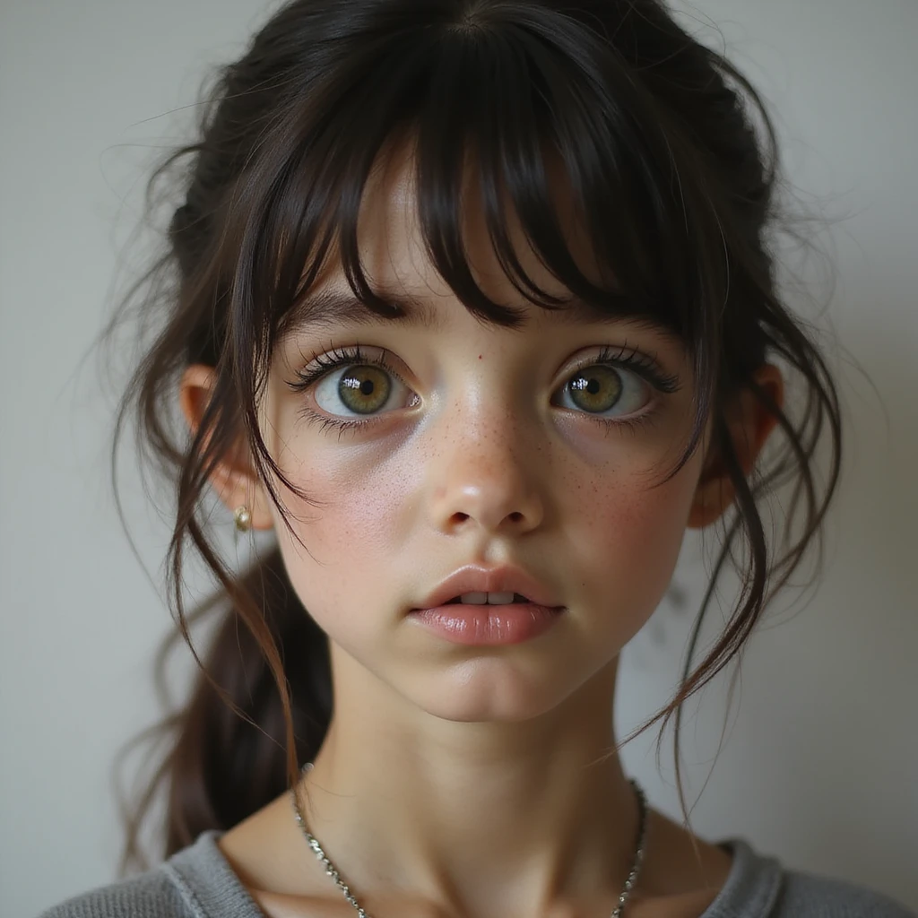 realistic girl, photorealistic style, variation 2 emoji