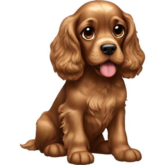 Cocker spaniel emoji