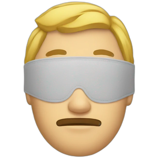 sleep mask emoji