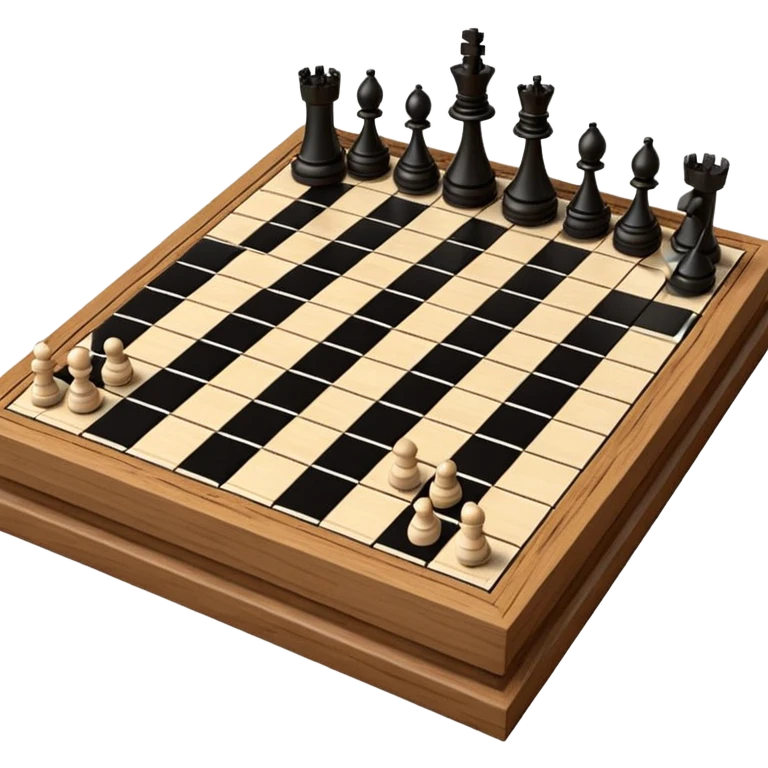 3d chessboard emoji