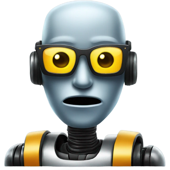 Cool Robot with Sunglasses emoji