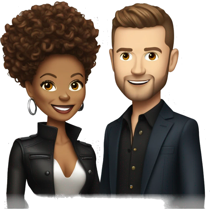 Janet Jackson and Justin Timberlake  emoji