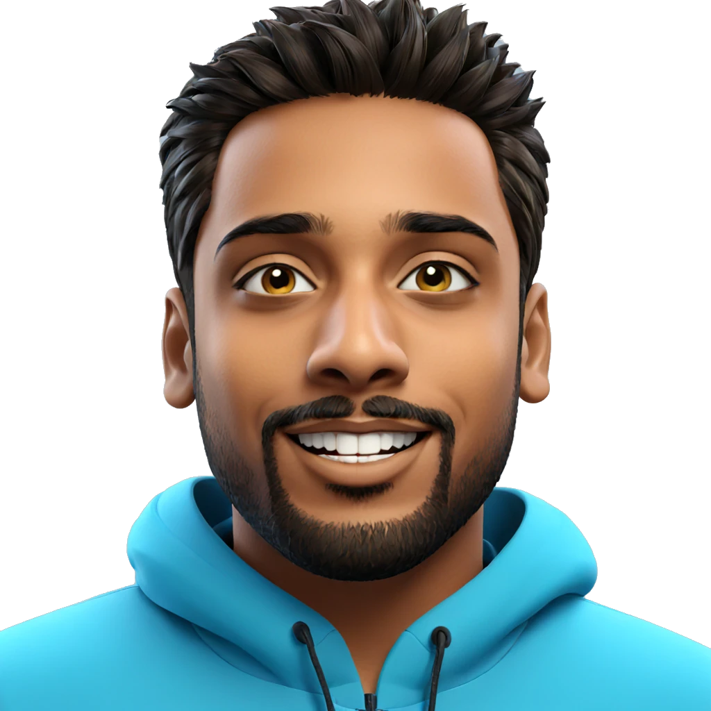 smiling boy with beard emoji