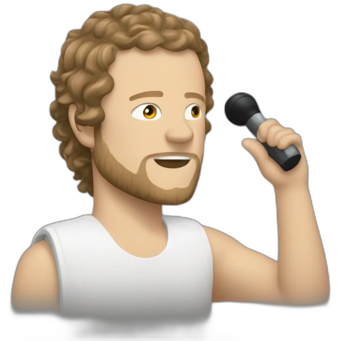 Dan reynolds qui joue de la batterie emoji
