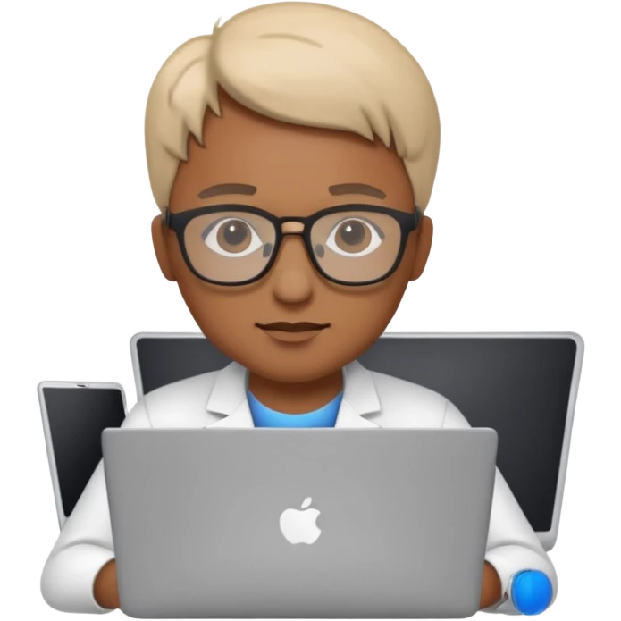 technologist with laptop emoji