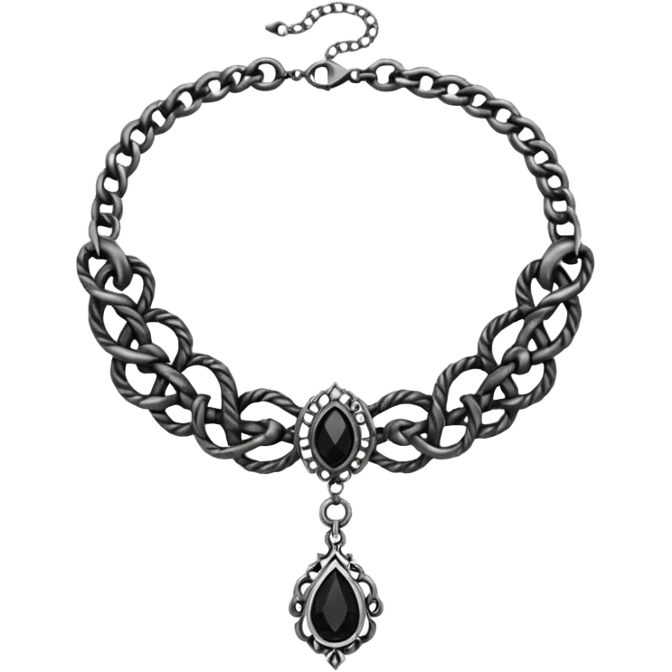 cursed necklace emoji