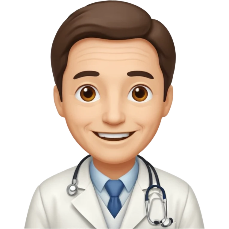 old happy doctor emoji