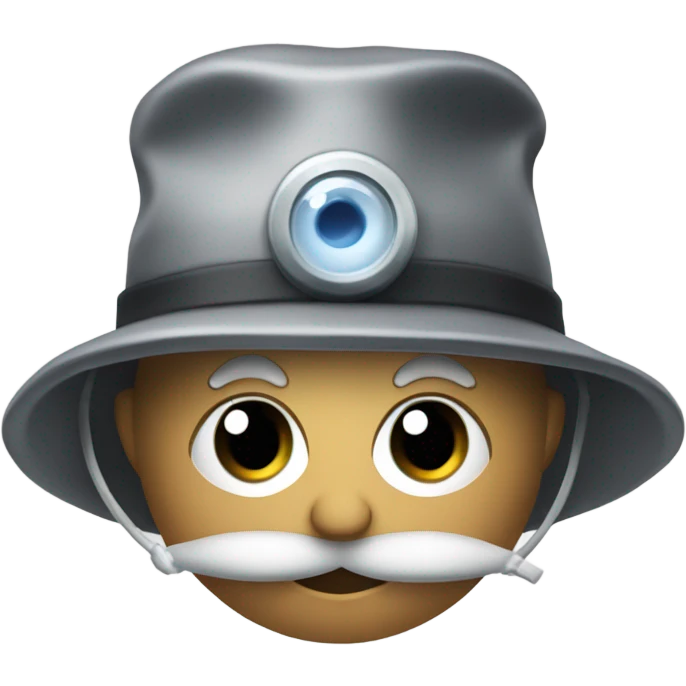 Foley catheter with eyes and a hat emoji