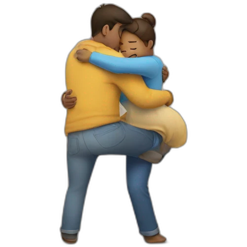 Hug emoji