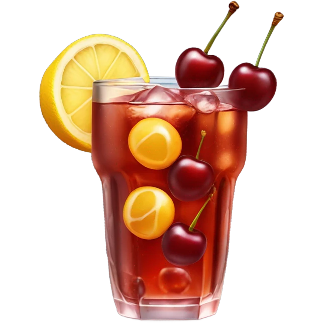 Cherry Iced Tea emoji
