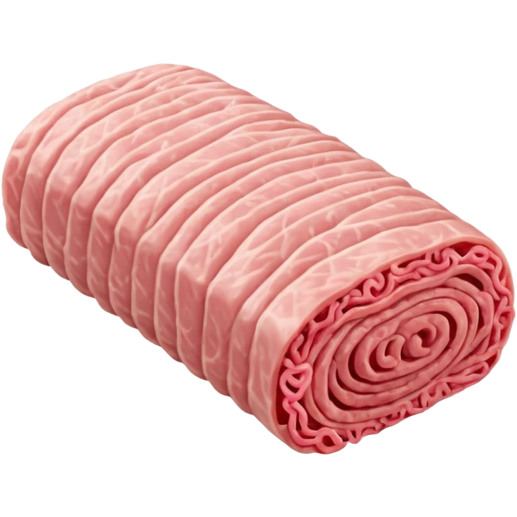 long shaped minced pork meat emoji