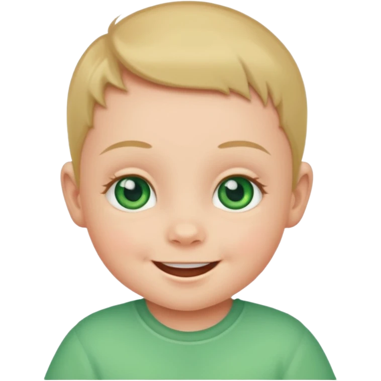 green eye baby emoji