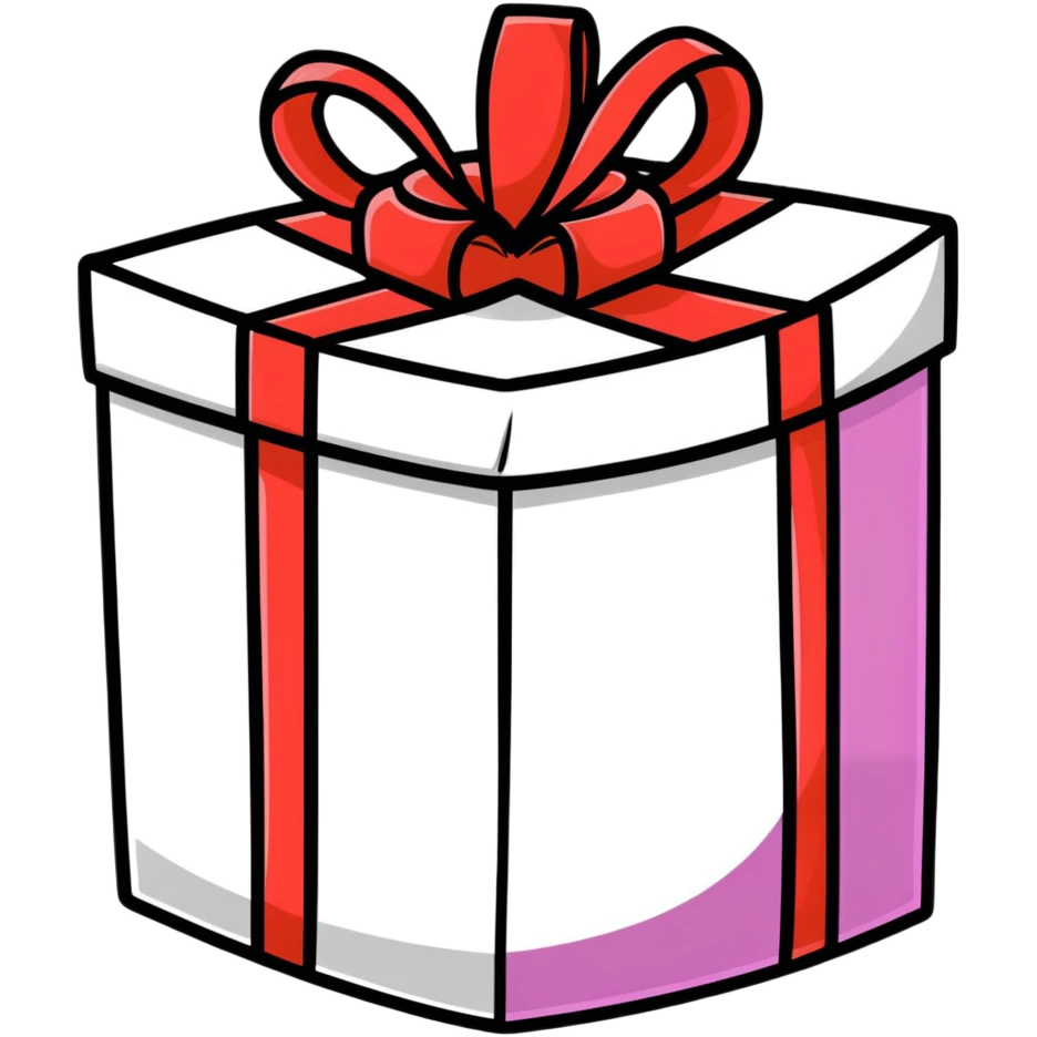 colorful wrapped present emoji