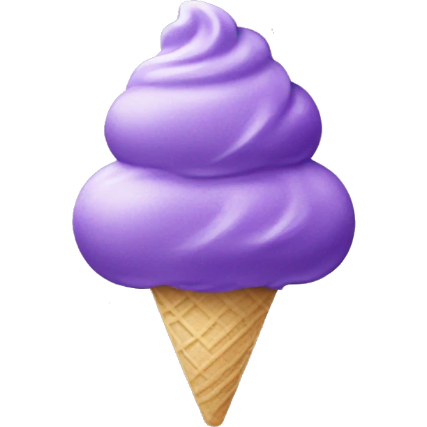 Purple ice cream  emoji