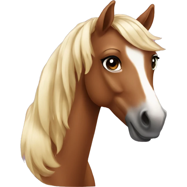 Girly horse  emoji